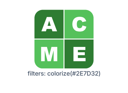 colorize() on a logo