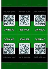 Table Tent - QR Code preview